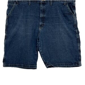 Wrangler Denim Cargo Carpenter Relaxed Shorts Men Size 46